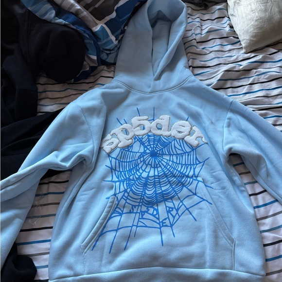 Sly Blue Spider Worldwide Hoodie (Brand New)